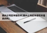 国内公司区块链挖币[国内公司区块链挖币是真的吗]